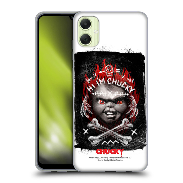 Child's Play Key Art Hi I'm Chucky Grunge Soft Gel Case for Samsung Galaxy A05