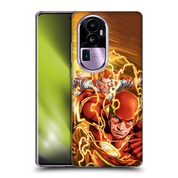 The Flash DC Comics Comic Book Covers New 52 Vol 4 #1 Soft Gel Case for OPPO Reno10 Pro+