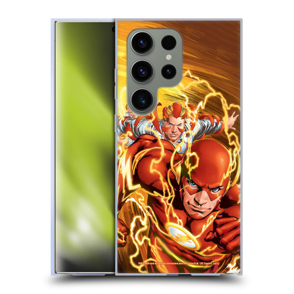 The Flash DC Comics Comic Book Covers New 52 Vol 4 #1 Soft Gel Case for Samsung Galaxy S24 Ultra 5G