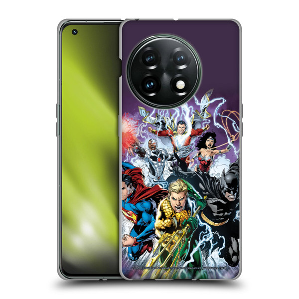 Justice League DC Comics Comic Book Covers New 52 #15 Soft Gel Case for OnePlus 11 5G