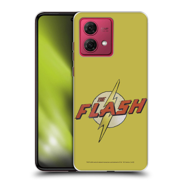 The Flash DC Comics Fast Fashion Logo Soft Gel Case for Motorola Moto G84 5G