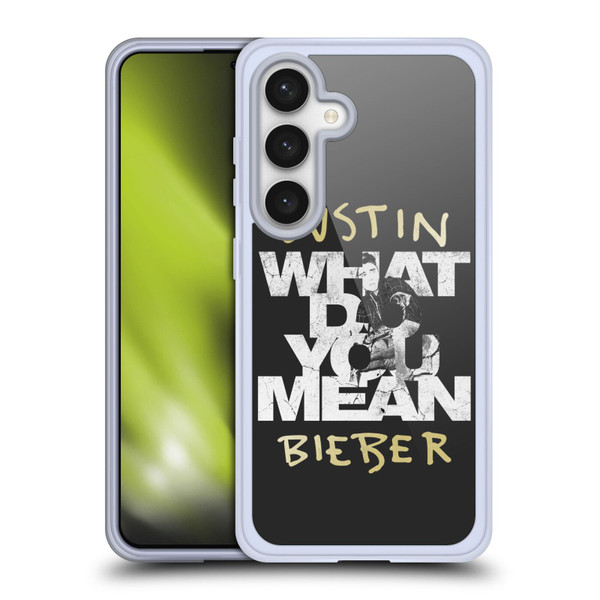 Justin Bieber Purpose B&w What Do You Mean Typography Soft Gel Case for Samsung Galaxy S24 5G
