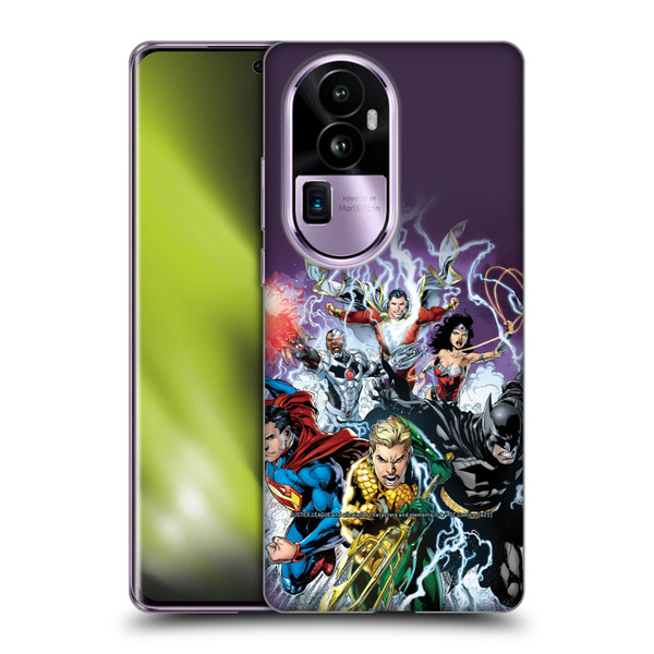 Justice League DC Comics Comic Book Covers New 52 #15 Soft Gel Case for OPPO Reno10 Pro+