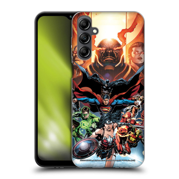 Justice League DC Comics Comic Book Covers #10 Darkseid War Soft Gel Case for Samsung Galaxy M14 5G