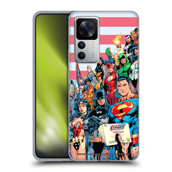Justice League DC Comics Comic Book Covers Of America #1 Soft Gel Case for Xiaomi 12T 5G / 12T Pro 5G / Redmi K50 Ultra 5G