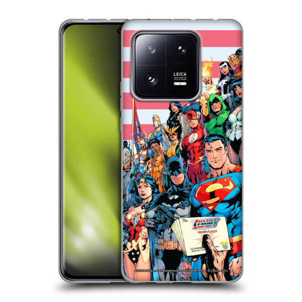 Justice League DC Comics Comic Book Covers Of America #1 Soft Gel Case for Xiaomi 13 Pro 5G