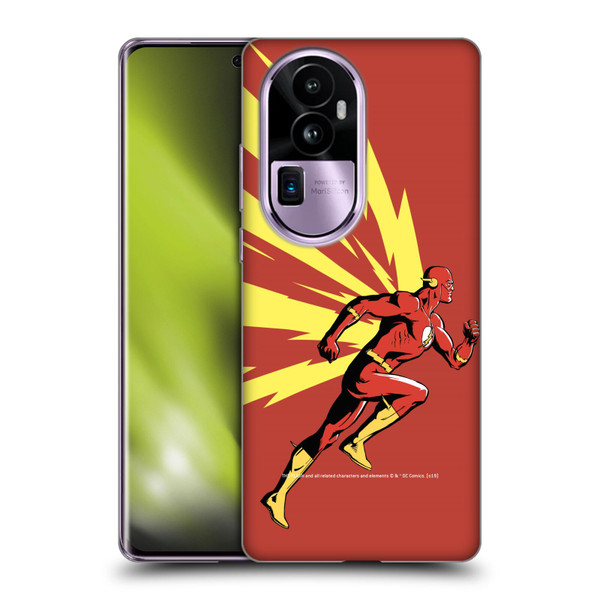 The Flash DC Comics Fast Fashion Running Soft Gel Case for OPPO Reno10 Pro+