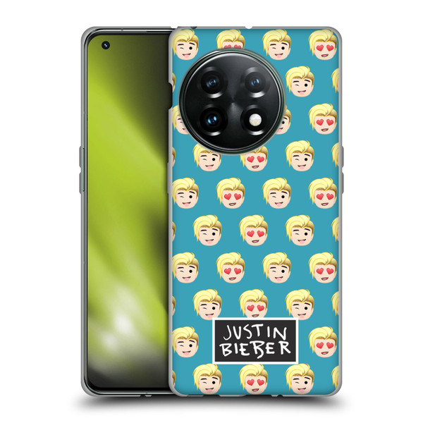Justin Bieber Justmojis Patterns Soft Gel Case for OnePlus 11 5G