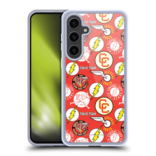 The Flash DC Comics Fast Fashion Pattern Soft Gel Case for Samsung Galaxy S24+ 5G