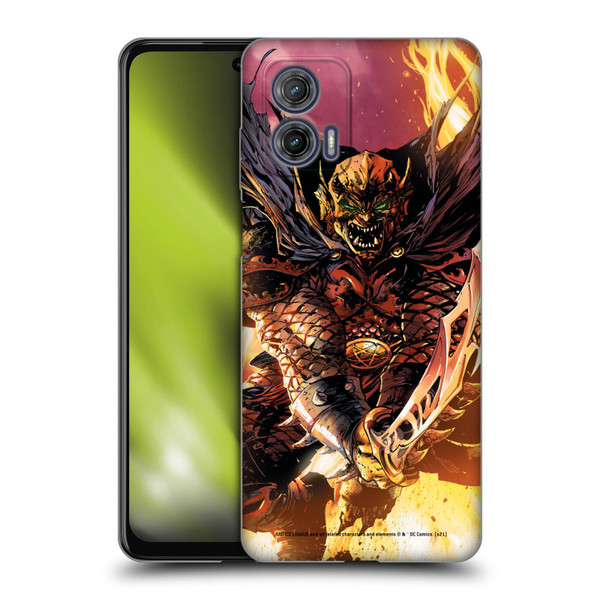 Justice League DC Comics Dark Comic Art Etrigan Demon Knights Soft Gel Case for Motorola Moto G73 5G