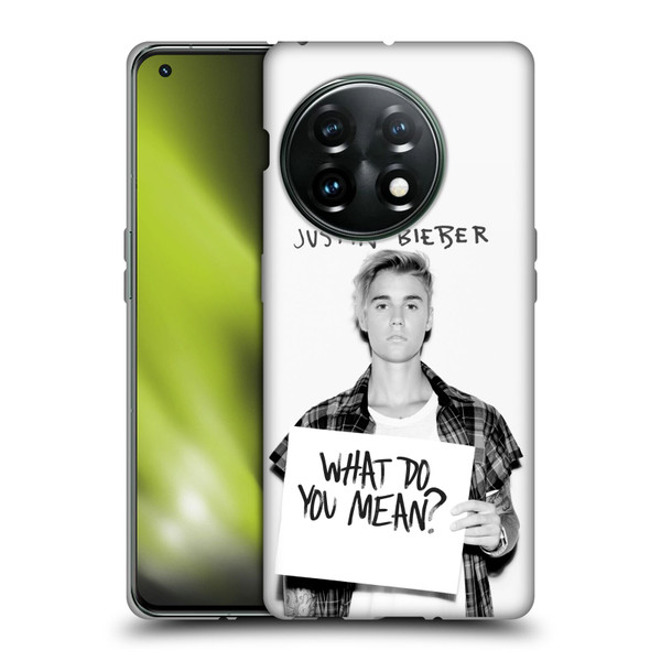 Justin Bieber Purpose What Do You Mean Photo Soft Gel Case for OnePlus 11 5G