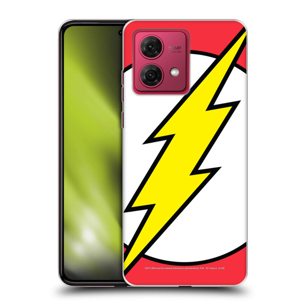 The Flash DC Comics Logo Oversized Soft Gel Case for Motorola Moto G84 5G