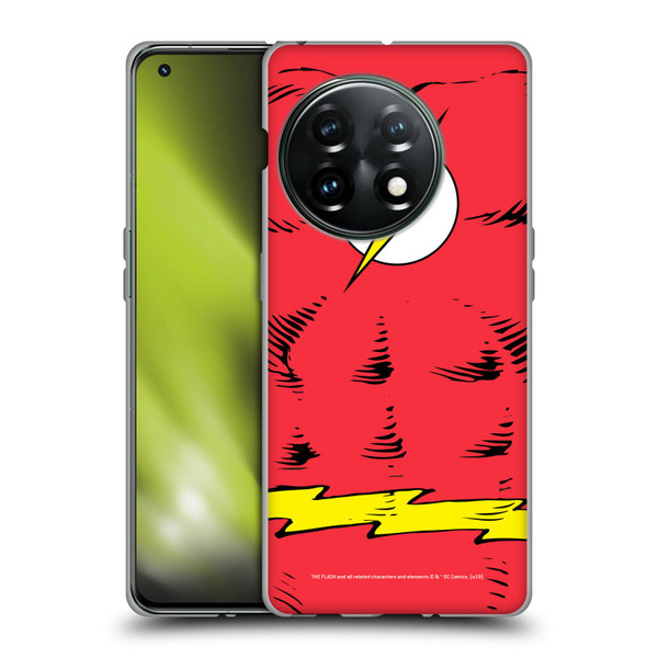 The Flash DC Comics Logo Costume Soft Gel Case for OnePlus 11 5G