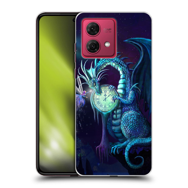 Rose Khan Dragons Blue Time Soft Gel Case for Motorola Moto G84 5G