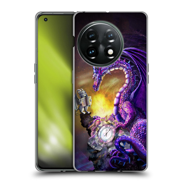 Rose Khan Dragons Purple Time Soft Gel Case for OnePlus 11 5G