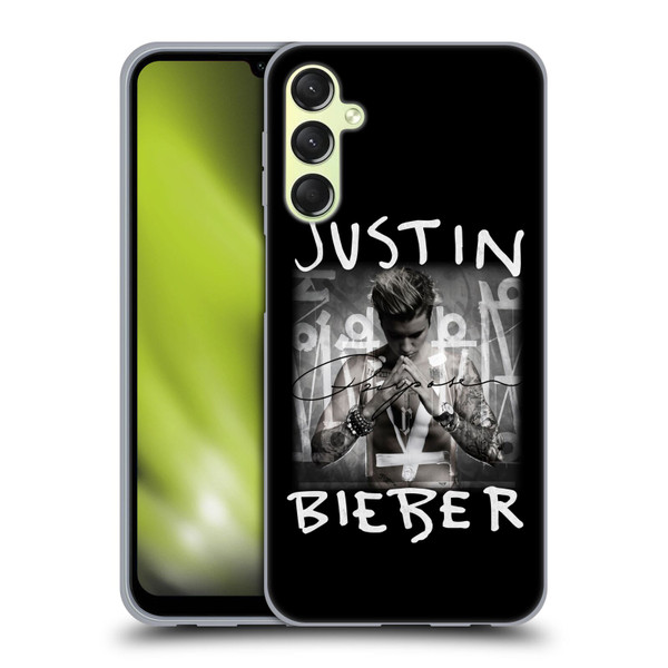 Justin Bieber Purpose Album Cover Soft Gel Case for Samsung Galaxy A24 4G / Galaxy M34 5G