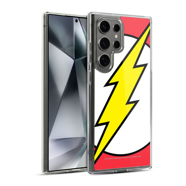 The Flash DC Comics Logo Oversized Soft Gel Case for Samsung Galaxy S24 Ultra 5G & MagSafe