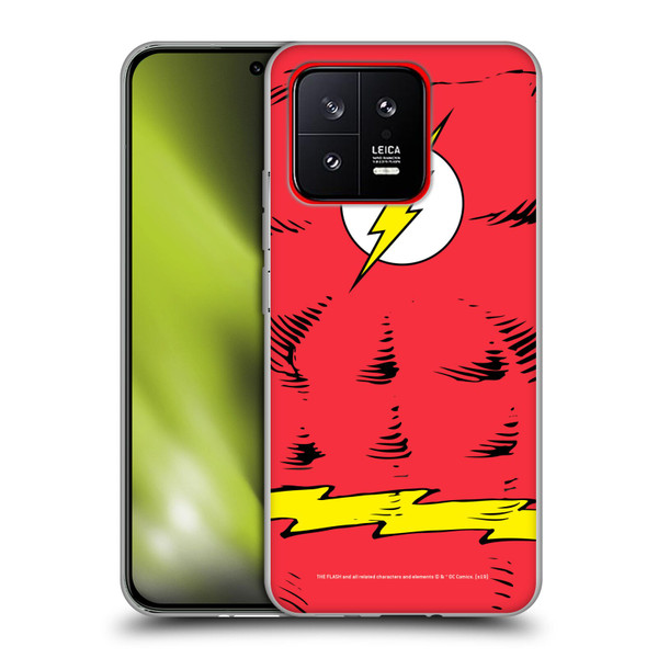 The Flash DC Comics Logo Costume Soft Gel Case for Xiaomi 13 5G