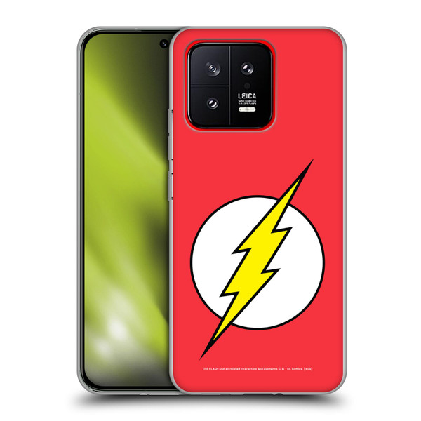 The Flash DC Comics Logo Plain Soft Gel Case for Xiaomi 13 5G