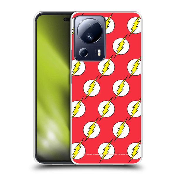 The Flash DC Comics Logo Pattern Soft Gel Case for Xiaomi 13 Lite 5G