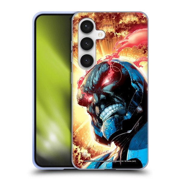 Justice League DC Comics Darkseid Comic Art New 52 #6 Cover Soft Gel Case for Samsung Galaxy S24 5G