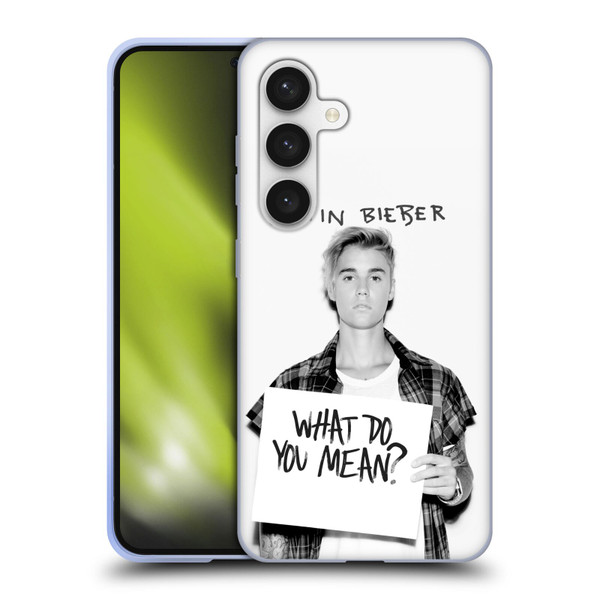 Justin Bieber Purpose What Do You Mean Photo Soft Gel Case for Samsung Galaxy S24 5G