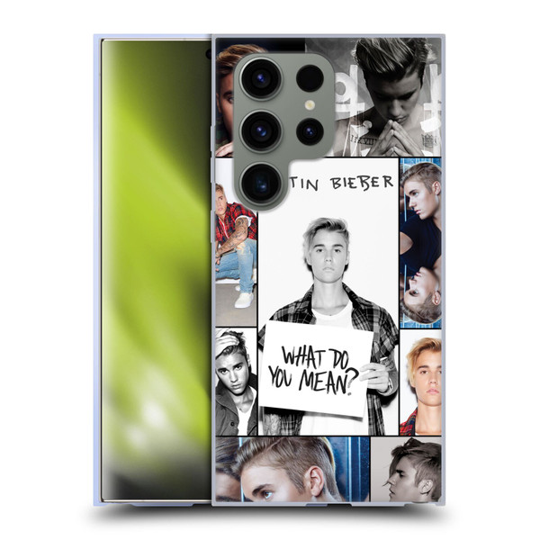 Justin Bieber Purpose Grid Poster Soft Gel Case for Samsung Galaxy S24 Ultra 5G