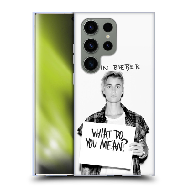 Justin Bieber Purpose What Do You Mean Photo Soft Gel Case for Samsung Galaxy S24 Ultra 5G