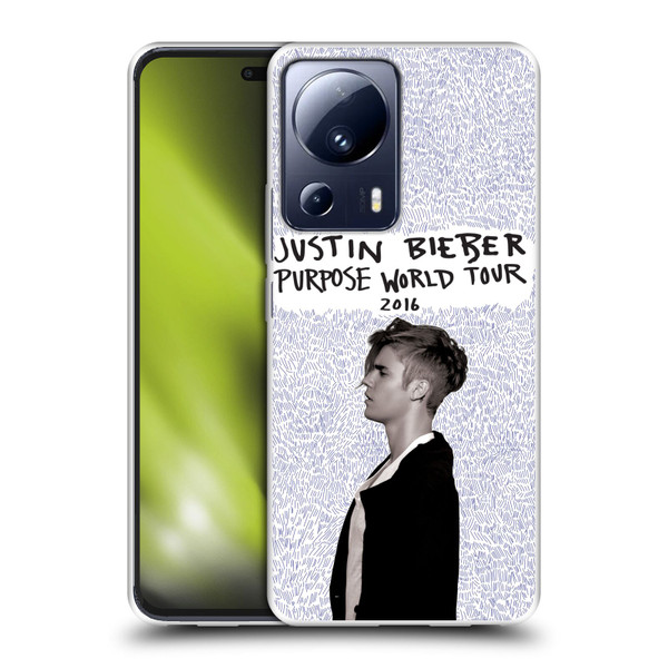 Justin Bieber Purpose World Tour 2016 Soft Gel Case for Xiaomi 13 Lite 5G