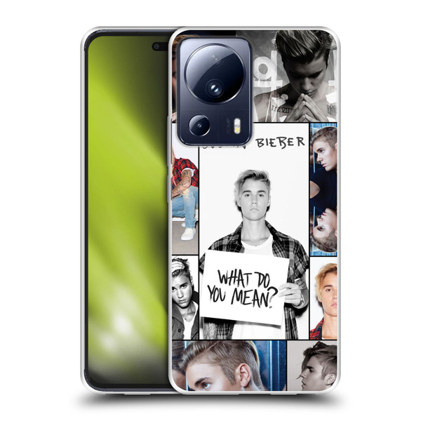 Justin Bieber Purpose Grid Poster Soft Gel Case for Xiaomi 13 Lite 5G