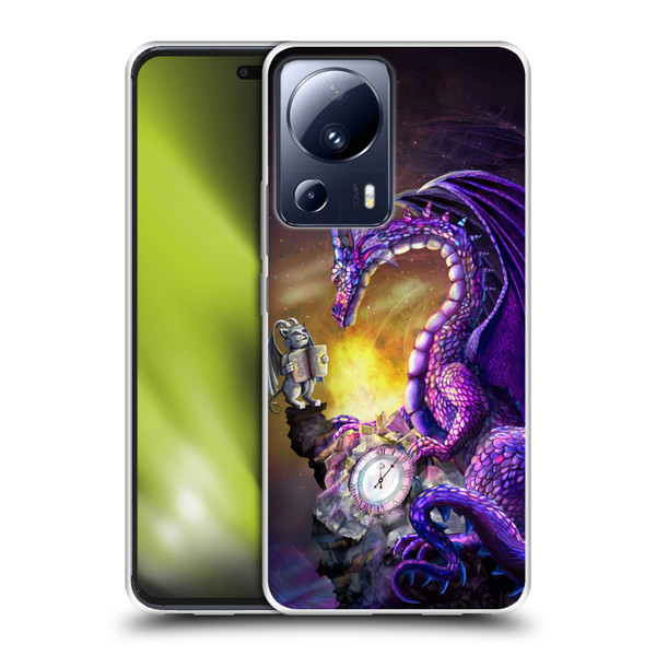 Rose Khan Dragons Purple Time Soft Gel Case for Xiaomi 13 Lite 5G