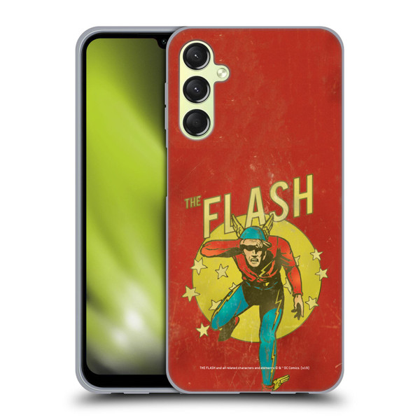 The Flash DC Comics Vintage Jay Garrick Soft Gel Case for Samsung Galaxy A24 4G / Galaxy M34 5G