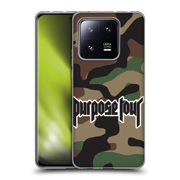 Justin Bieber Tour Merchandise Camouflage Soft Gel Case for Xiaomi 13 Pro 5G