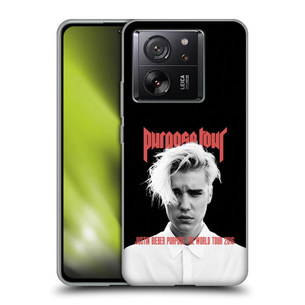 Justin Bieber Tour Merchandise Purpose Poster Soft Gel Case for Xiaomi 13T 5G / 13T Pro 5G