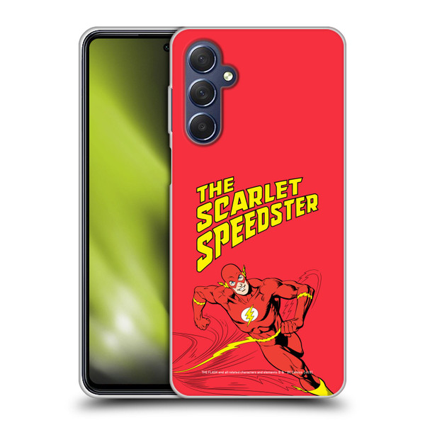 The Flash DC Comics Vintage Scarlet Speedster Soft Gel Case for Samsung Galaxy M54 5G