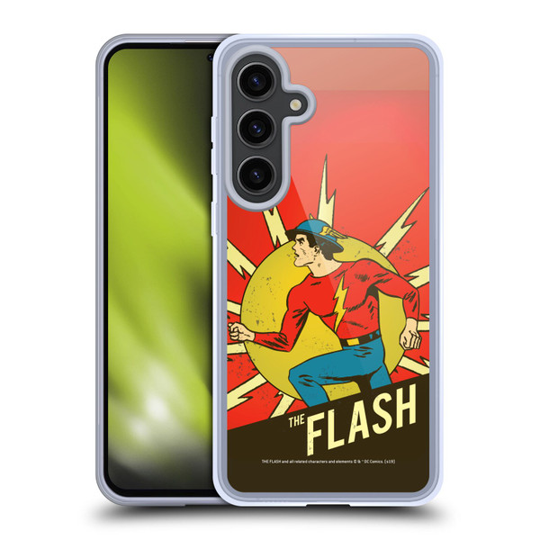 The Flash DC Comics Vintage Jay Garrick 2 Soft Gel Case for Samsung Galaxy S24+ 5G