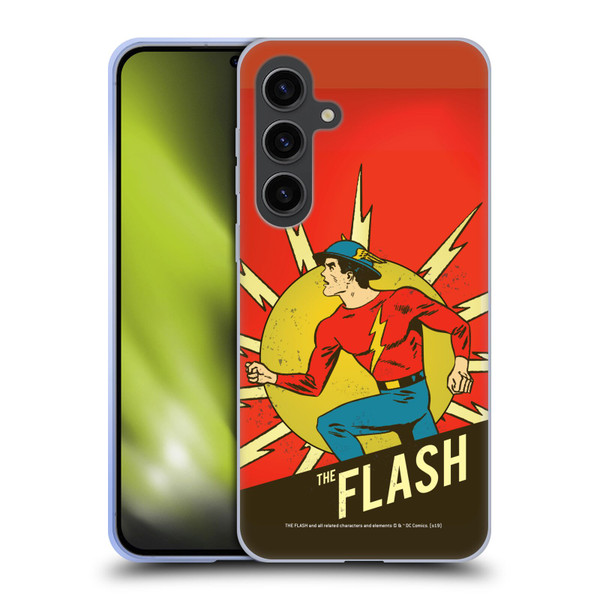 The Flash DC Comics Vintage Jay Garrick 2 Soft Gel Case for Samsung Galaxy S24+ 5G