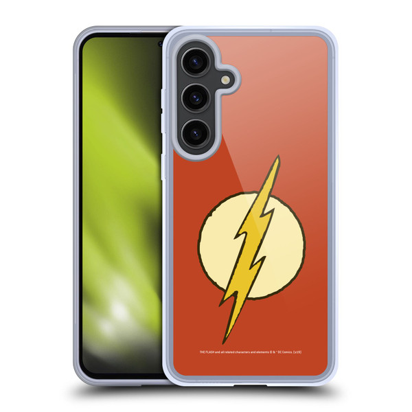 The Flash DC Comics Vintage Logo Soft Gel Case for Samsung Galaxy S24+ 5G