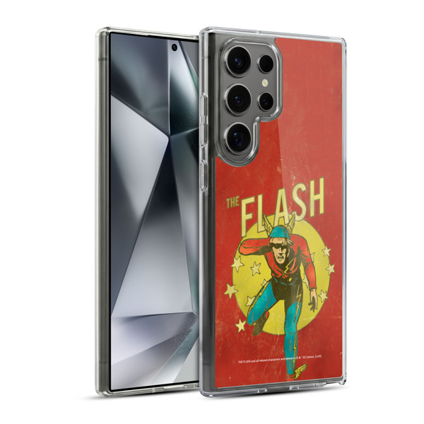 The Flash DC Comics Vintage Jay Garrick Soft Gel Case for Samsung Galaxy S24 Ultra 5G & MagSafe