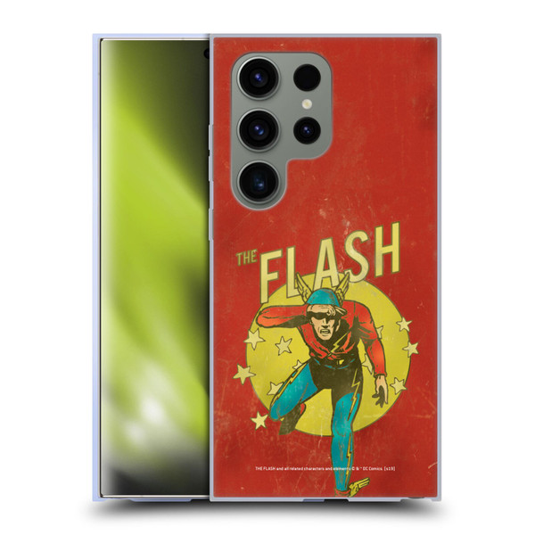 The Flash DC Comics Vintage Jay Garrick Soft Gel Case for Samsung Galaxy S24 Ultra 5G
