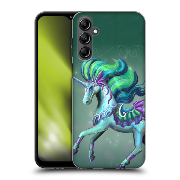 Rose Khan Unicorns Sea Green Soft Gel Case for Samsung Galaxy M14 5G