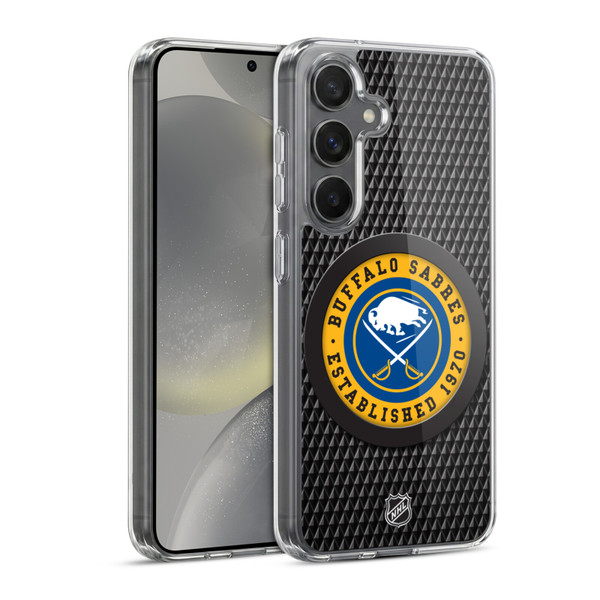 NHL Buffalo Sabres Puck Texture Soft Gel Case for Samsung Galaxy S24 5G