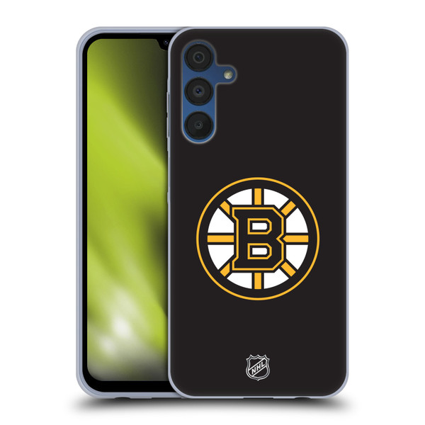 NHL Boston Bruins Plain Soft Gel Case for Samsung Galaxy A15 & MagSafe