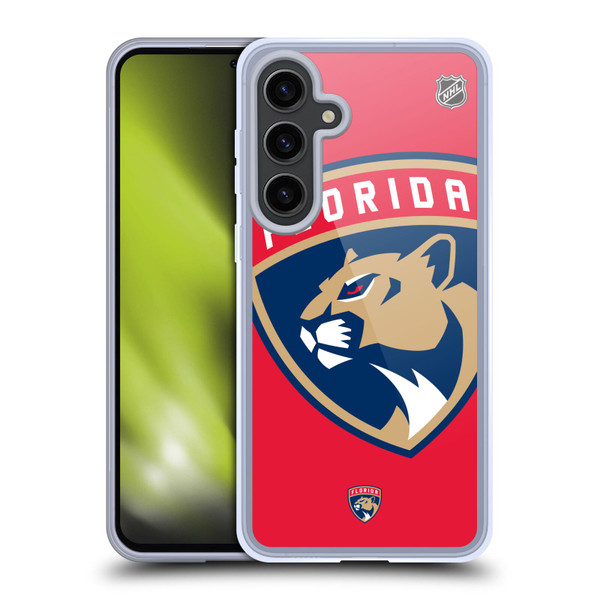 NHL Florida Panthers Oversized Soft Gel Case for Samsung Galaxy S24+ 5G