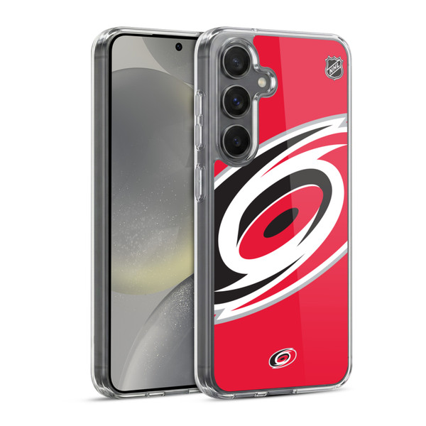 NHL Carolina Hurricanes Oversized Soft Gel Case for Samsung Galaxy S24 5G