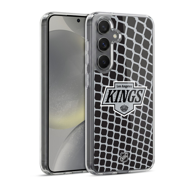 NHL Los Angeles Kings Net Pattern Soft Gel Case for Samsung Galaxy S24 5G