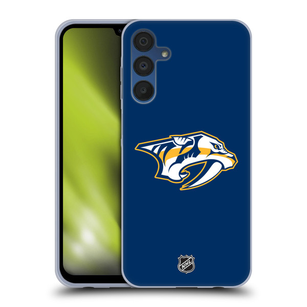 NHL Nashville Predators Plain Soft Gel Case for Samsung Galaxy A15