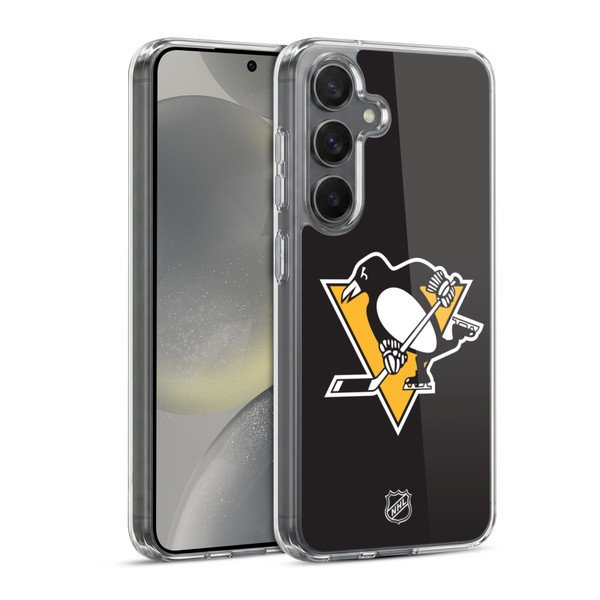 NHL Pittsburgh Penguins Plain Soft Gel Case for Samsung Galaxy S24 5G & MagSafe