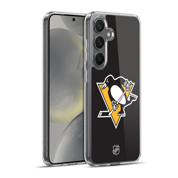 NHL Pittsburgh Penguins Plain Soft Gel Case for Samsung Galaxy S24+ 5G & MagSafe