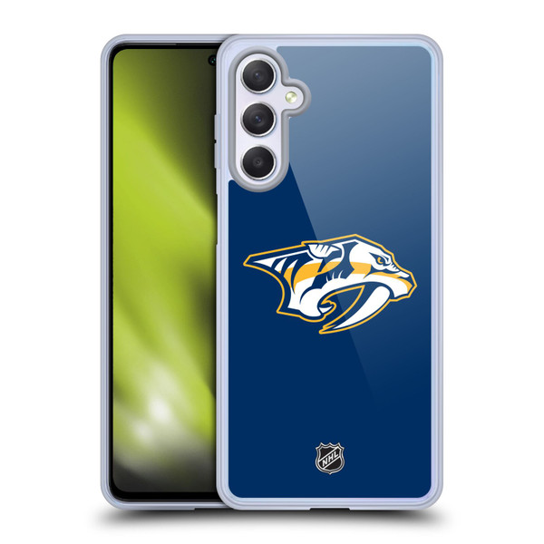 NHL Nashville Predators Plain Soft Gel Case for Samsung Galaxy M54 5G